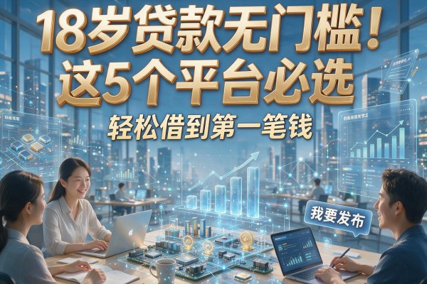 18岁贷款无门槛!这5个平台必选,轻松借到第一笔钱