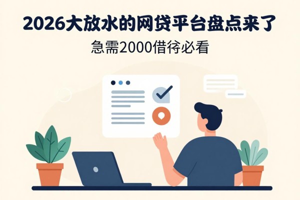 2026大放水的网贷平台盘点来了!急需2000借款必看这篇2026最新攻略