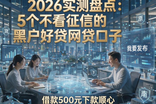 2026实测盘点：5个不看征信的黑户好贷网贷口子，借款500元下款顺心！