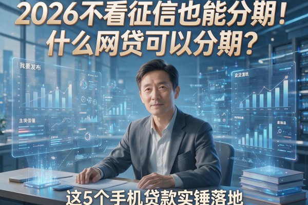 2026不看征信也能分期！什么网贷可以分期？这5个手机贷款实锤落地
