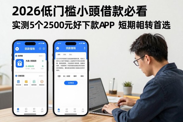 2026低门槛小额借款必看!实测5个2500元好下款APP,短期周转首选