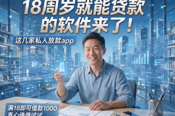 18周岁就能贷款的软件来了！这几家私人放款app，满18即可借款1000，真心值得试试