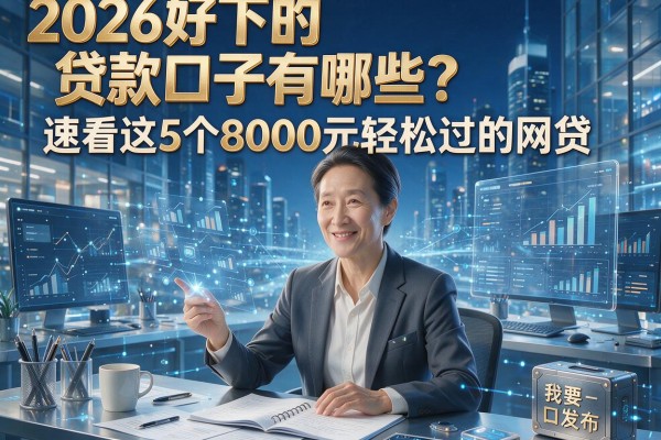 2026好下的贷款口子有哪些？速看这5个8000元轻松过的网贷！
