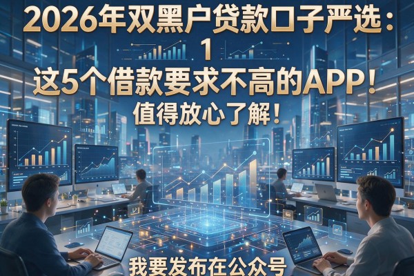 2026年双黑户贷款口子严选:这5个借款要求不高的APP,值得放心了解