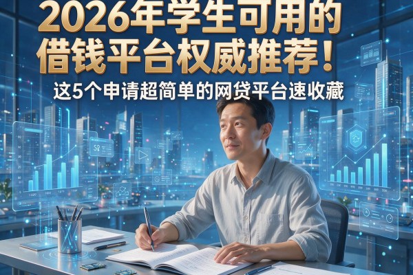 2026年学生可用的借钱平台权威推荐!这5个申请超简单的网贷平台速收藏