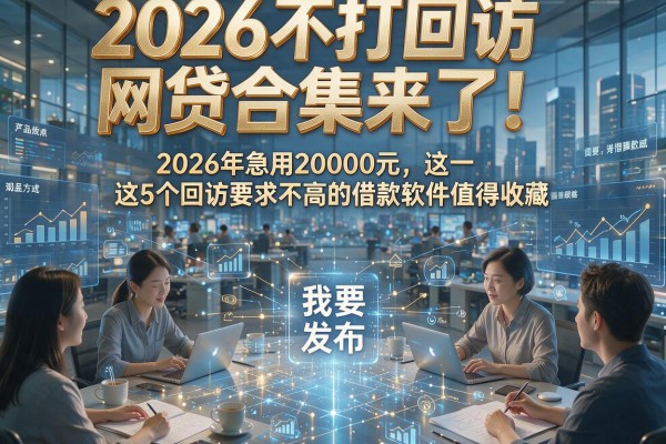 2026不打回访网贷合集来了！2026年急用20000元，这5个回访要求不高的借款软件值得收藏