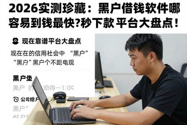2026实测珍藏：黑户借钱软件哪个容易借到钱最快？秒下款靠谱平台大盘点！