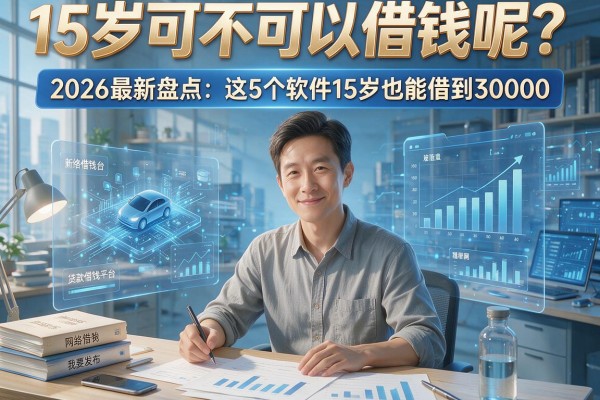 15岁可不可以借钱呢?2026最新盘点:这5个软件15岁也能借到30000!
