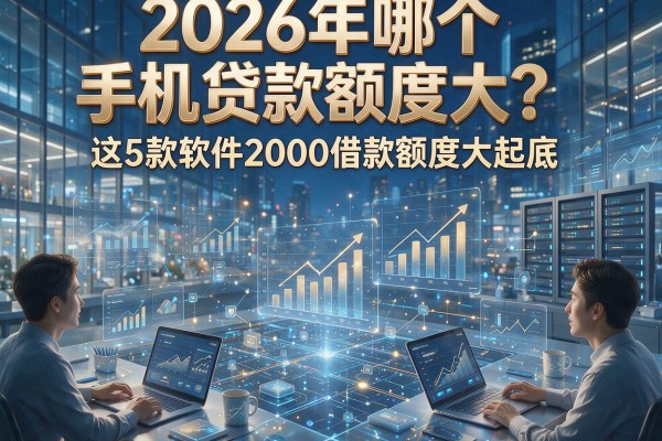 2026年哪个手机贷款额度大？这5款软件2000借款额度大起底！