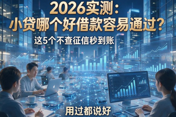 2026实测:小贷哪个好借款容易通过?这5个不查征信秒到账,用过都说好!
