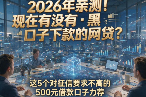 2026年亲测!现在有没有黑口子下款的网贷?这5个对征信要求不高的500元借款口子力荐