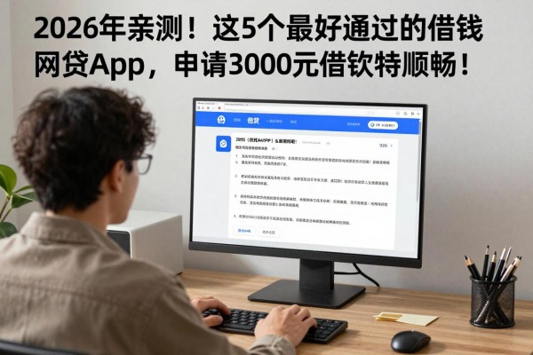 2026年亲测!这5个最好通过的借钱网贷app,申请3000元借款特顺畅!