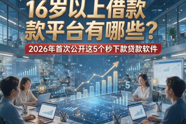 16岁以上借款平台有哪些?2026年首次公开这5个秒下款贷款软件!