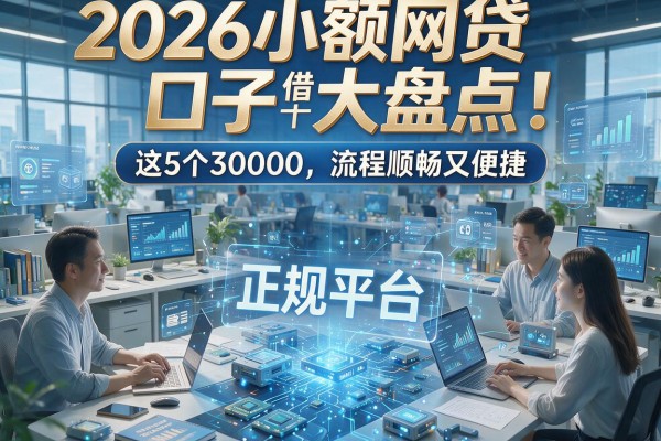 2026小额网贷口子大盘点!这5个正规平台,借30000流程顺畅又便捷