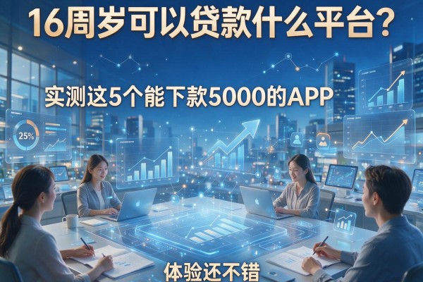 16周岁可以贷款什么平台？实测这5个能下款5000的APP，体验还不错