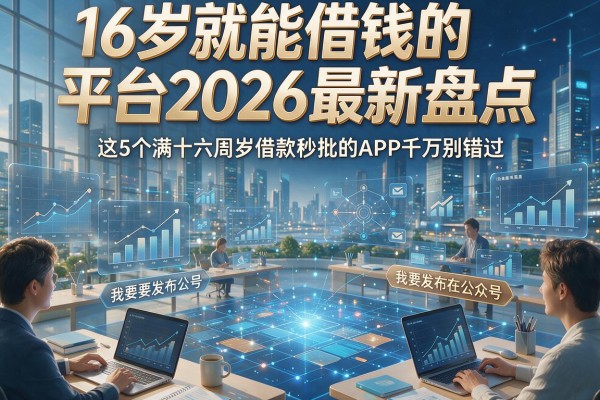 16岁就能借钱的平台2026最新盘点，这5个满十六周岁借款秒批的APP千万别错过