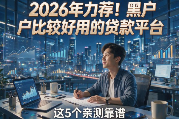 2026年力荐!黑户比较好用的贷款平台,这5个亲测靠谱