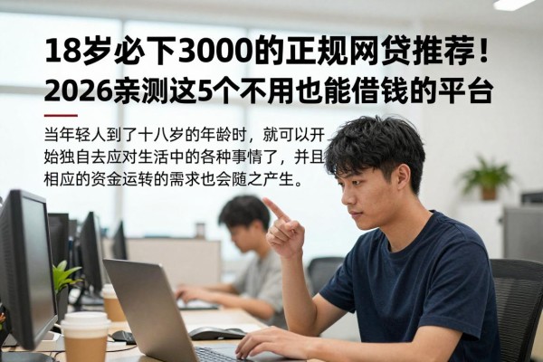 18岁必下3000的正规网贷推荐!2026亲测这5个不用身份证也能借钱的平台