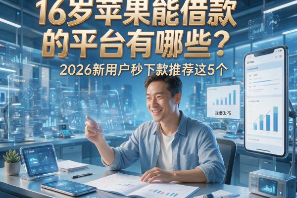 16岁苹果能借款的平台有哪些？2026新用户秒下款推荐这5个！