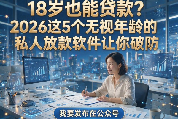 18岁也能贷款?2026这5个无视年龄的私人放款软件让你破防