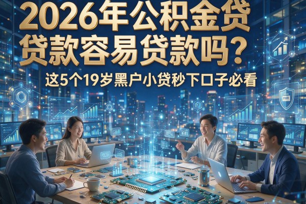 2026年公积金贷款容易贷款吗?这5个19岁黑户小贷秒下口子必看!