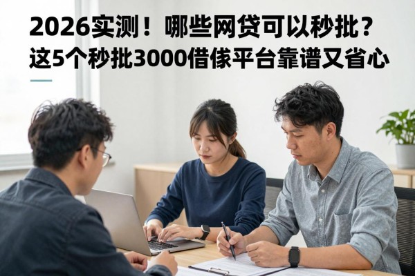 2026实测！哪些网贷可以秒批？这5个秒批3000借款平台靠谱又省心