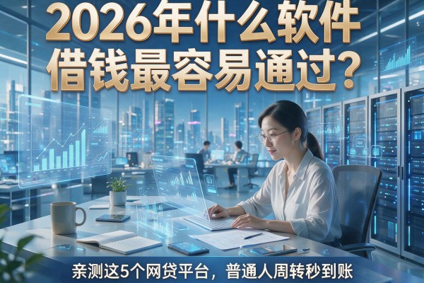 2026年什么软件借钱最容易通过？亲测这5个网贷平台，普通人周转秒到账！