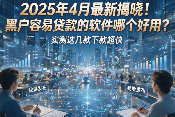 2025年4月最新揭晓!黑户容易贷款的软件哪个好用?实测这几款下款超快!