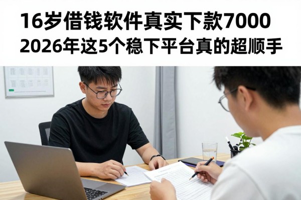 16岁借钱软件真实下款7000,2026年这5个稳下平台真的超顺手