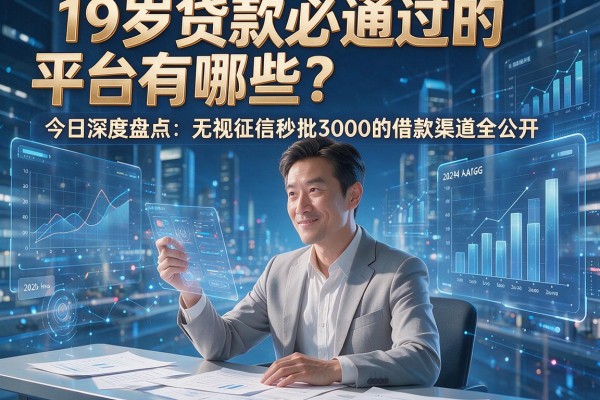 19岁贷款必通过的平台有哪些？今日深度盘点：无视征信秒批3000的借款渠道全公开！