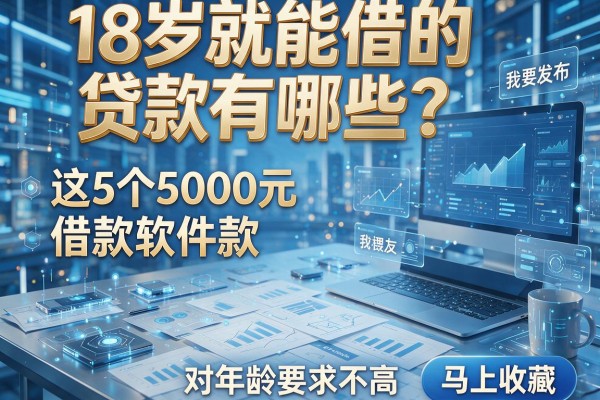 18岁就能借的贷款有哪些?这5个5000元借款软件对年龄要求不高,马上收藏!