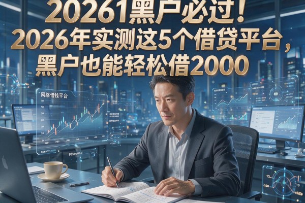 20261黑户必过!2026年实测这5个借贷平台,黑户也能轻松借2000