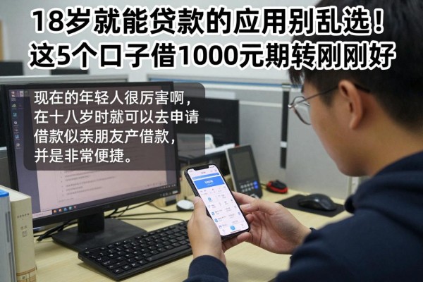 18岁就能贷款的应用别乱选!这5个口子借1000元周转刚刚好