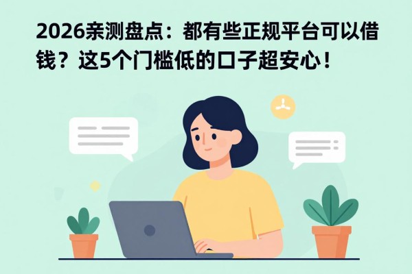 2026亲测盘点：都有哪些正规借款平台可以借钱？这5个门槛低的口子超安心！