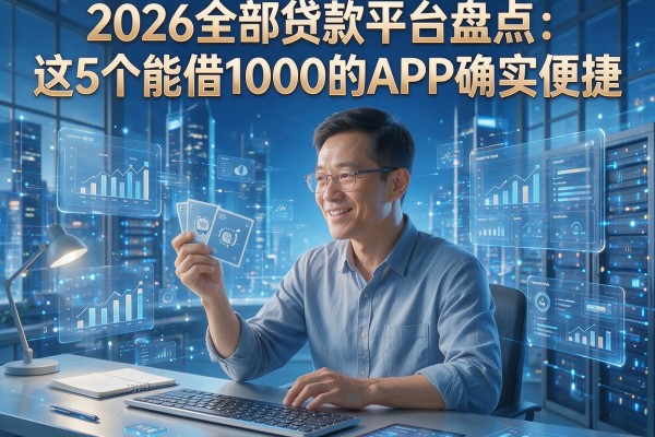 2026全部贷款平台盘点:这5个能借1000的APP确实便捷