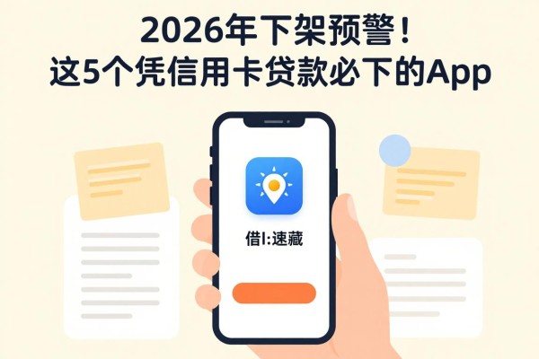 2026年下架预警！这5个凭信用卡贷款必下的app，借6000容易过的口子速藏