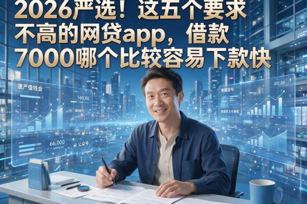 2026严选!这五个要求不高的网贷app,借款7000哪个比较容易下款快