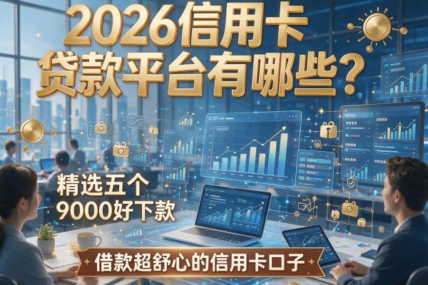 2026信用卡贷款平台有哪些？精选五个9000好下款、借款超舒心的信用卡口子！