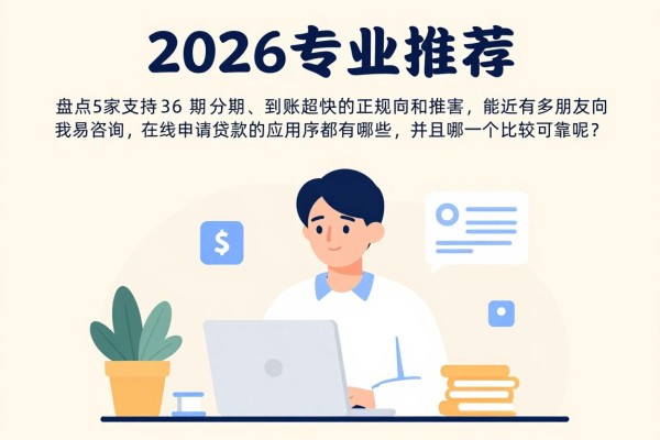 2026专业推荐！盘点5家支持36期分期、到账超快的正规网贷APP