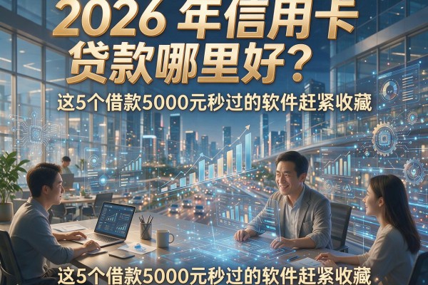 2026年信用卡贷款哪里好？这5个借款5000元秒过的软件赶紧收藏
