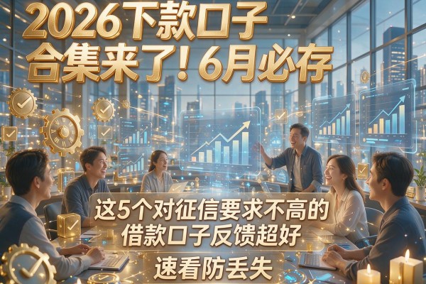 2026下款口子合集来了!6月必存,这5个对征信要求不高的借款口子反馈超好,速看防丢失!