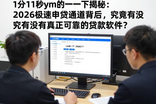 1分11秒ym的一下揭秘:2026极速申贷通道背后,究竟有没有真正可靠的贷款软件?