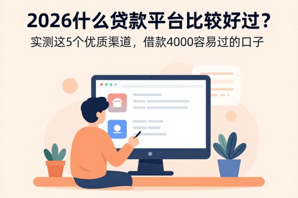 2026什么贷款平台比较好过?实测这5个优质渠道,借款4000容易过的口子都在这