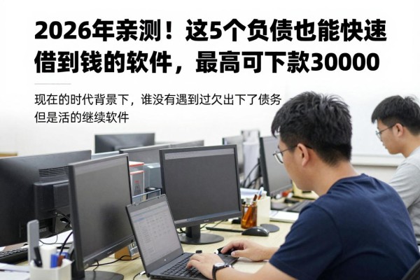 2026年亲测!这5个负债也能快速借到钱的软件,最高可下款30000