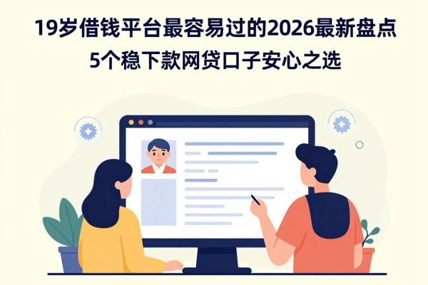 19岁借钱平台最容易通过的2026最新盘点，5个稳下款网贷口子安心之选