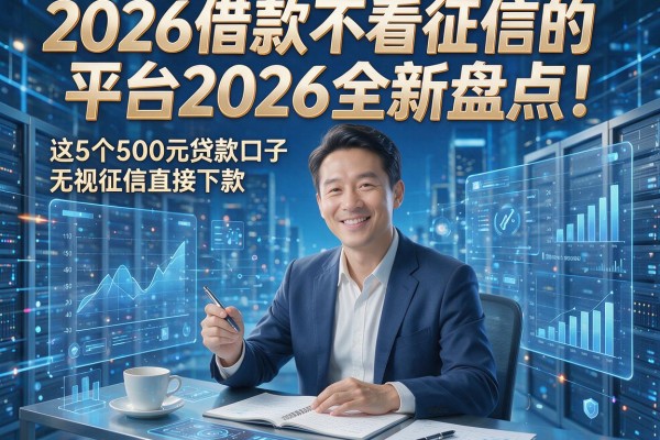 2026借款不看征信的平台2026全新盘点！这5个500元贷款口子无视征信直接下款