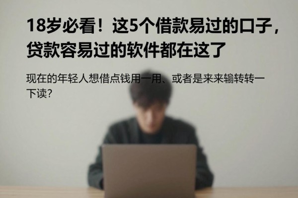 18岁必看!这5个借款容易过的口子,贷款容易过的软件都在这了