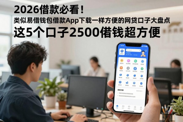2026借款必看!类似易借钱包借款app下载一样方便的网贷口子大盘点,这5个口子2500借钱超方便