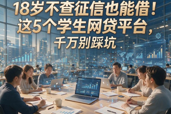 18岁不查征信也能借!这5个学生网贷平台,千万别踩坑!