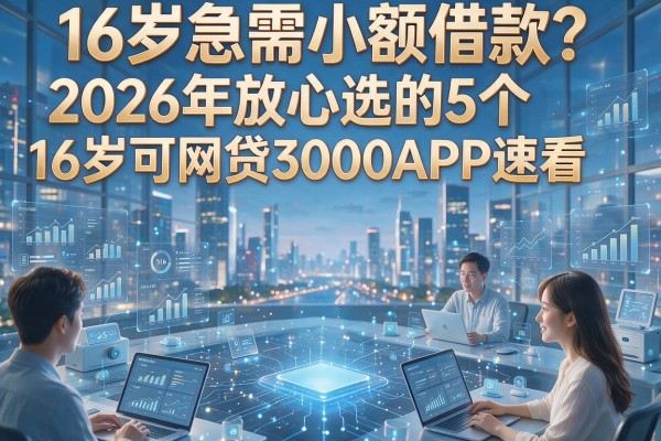 16岁急需小额借款?2026年放心选的5个16岁可网贷3000APP速看